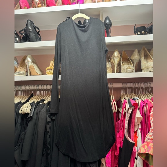 Long Sleeve Lined Bodycon Style Dress - Picture 1 of 3